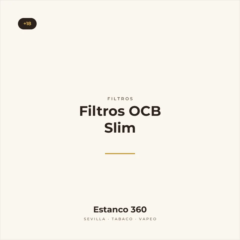 Filtros OCB Slim - Estanco 360 Sevilla